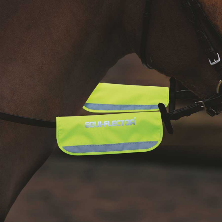 Rein Reflectors Yellow in the group Riding Equipment / Reflective Equestrian Wear at Equinest (SH940235GU)