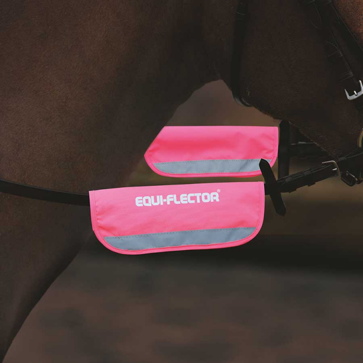 Rein Reflectors Pink in the group Riding Equipment / Reflective Equestrian Wear at Equinest (SH940235RS)
