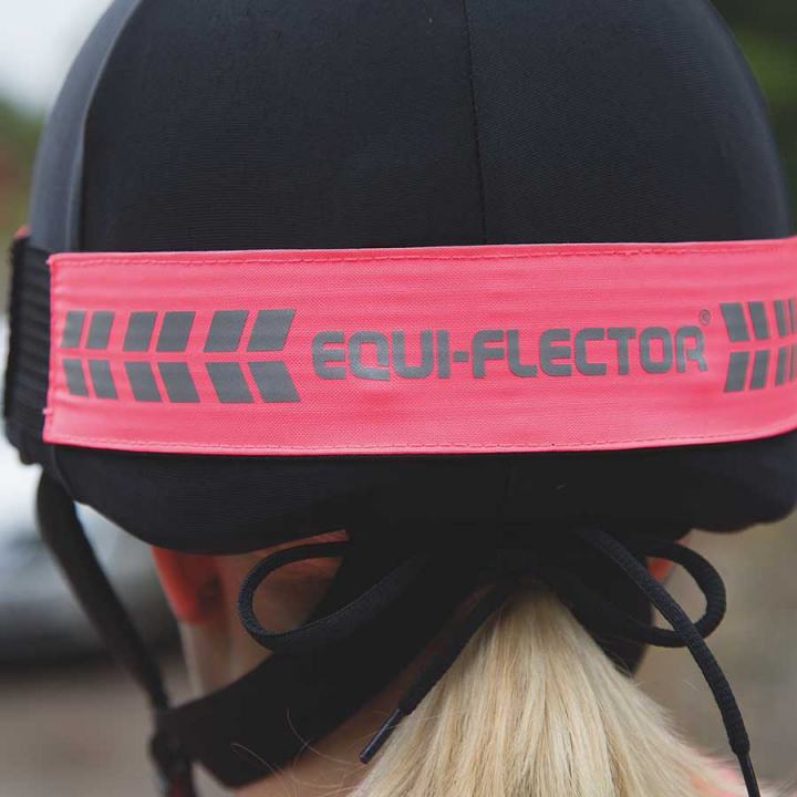 Helmet Reflective Band Pink in the group Riding Equipment / Reflective Equestrian Wear at Equinest (SH942735RS)