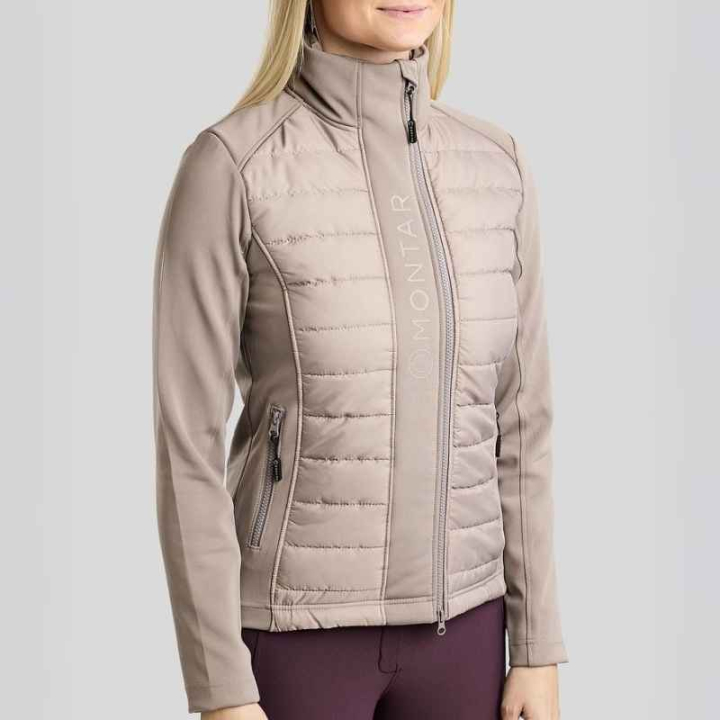 Hybrid Jacket Emma Softshell Pearl Grey in the group Equestrian Clothing / Coats & Jackets / Riding Jackets at Equinest (SL212431LRGRE_r)