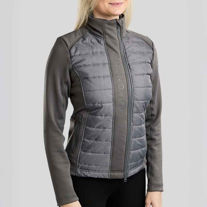 Hybrid Jacket Emma Softshell Grey in the group Equestrian Clothing / Coats & Jackets / Riding Jackets at Equinest (SL21246LGR_r)