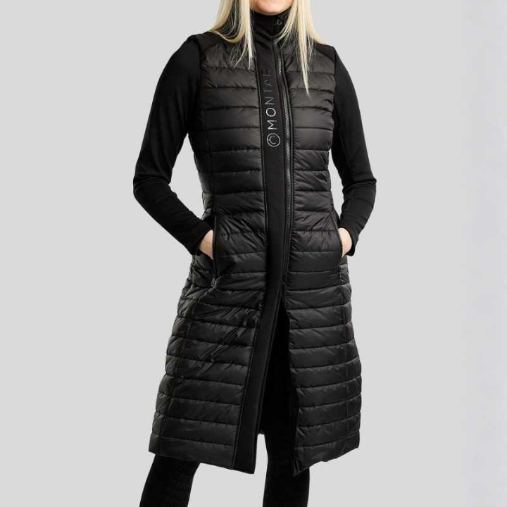 Riding Coat Emma Long Softshell Hybrid Black in the group Equestrian Clothing / Coats & Jackets / Riding Coats at Equinest (SL23304LBA_r)