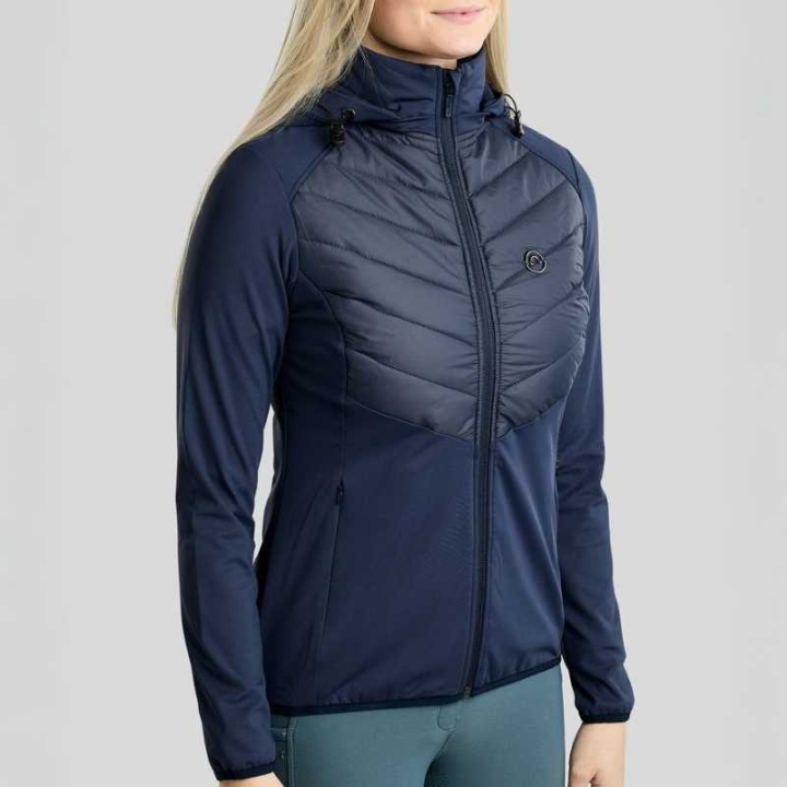 Hybrid Jacket MoAddie Logo Charm Navy Blue in the group Equestrian Clothing / Coats & Jackets / Riding Jackets at Equinest (SL26647LNA_r)