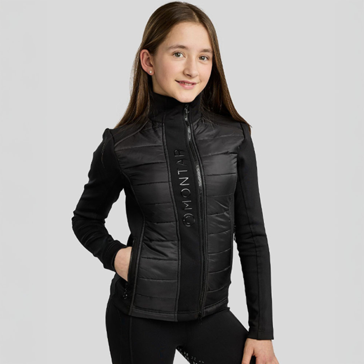 Hybrid Jacket Kids/Junior Emma Softshell Black in the group Equestrian Clothing / Coats & Jackets / Riding Jackets at Equinest (SL4125412BA_r)
