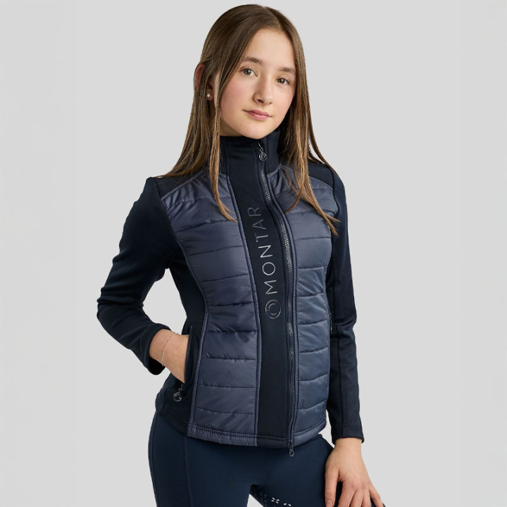 Hybrid Jacket Kids/Junior Emma Softshell Navy Blue in the group Equestrian Clothing / Coats & Jackets / Riding Jackets at Equinest (SL4125714NA_r)