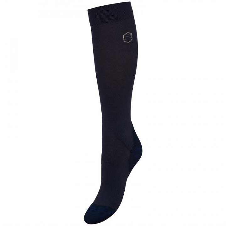 Riding Sock Balzane Soft Glitter Navy Blue in the group Equestrian Clothing / Riding Socks at Equinest (SOK04Ma_r)