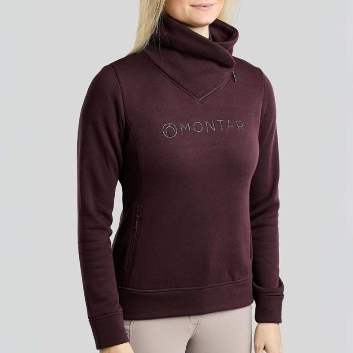 Sweatshirt MoNaja Gun Metal Crystals Fig in the group Equestrian Clothing / Sweaters & Hoodies at Equinest (SW251136LFIG_r)