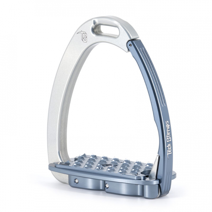 Stirrups Venice Sloped EVO Silver/Titanium in the group Horse Tack / Stirrups at Equinest (TSVESITI)