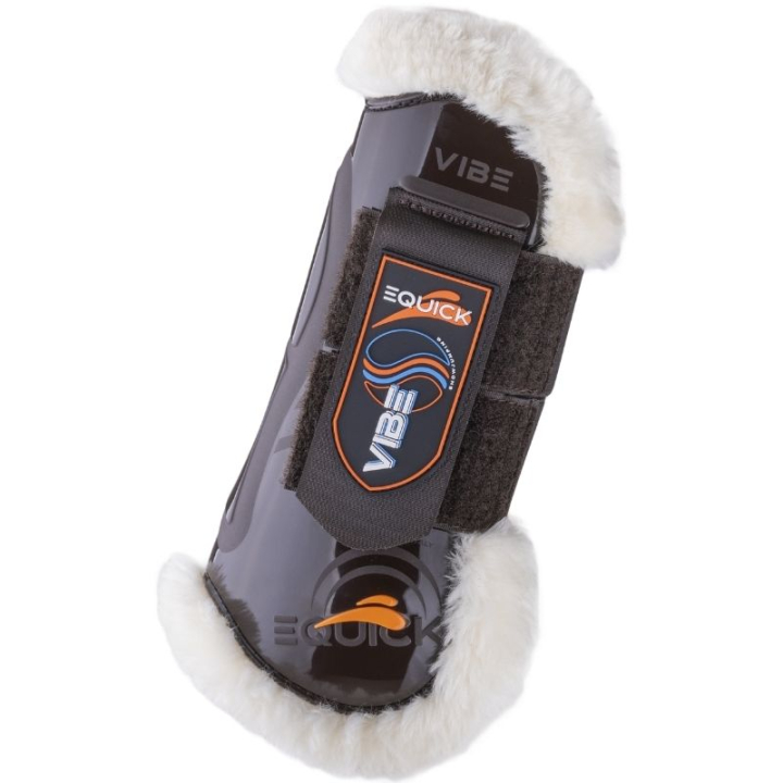 Tendon Boots Vibe Velcro Fluffy Brown in the group Horse Tack / Leg Protection / Tendon Boots at Equinest (VIBFLMASVBR_r)
