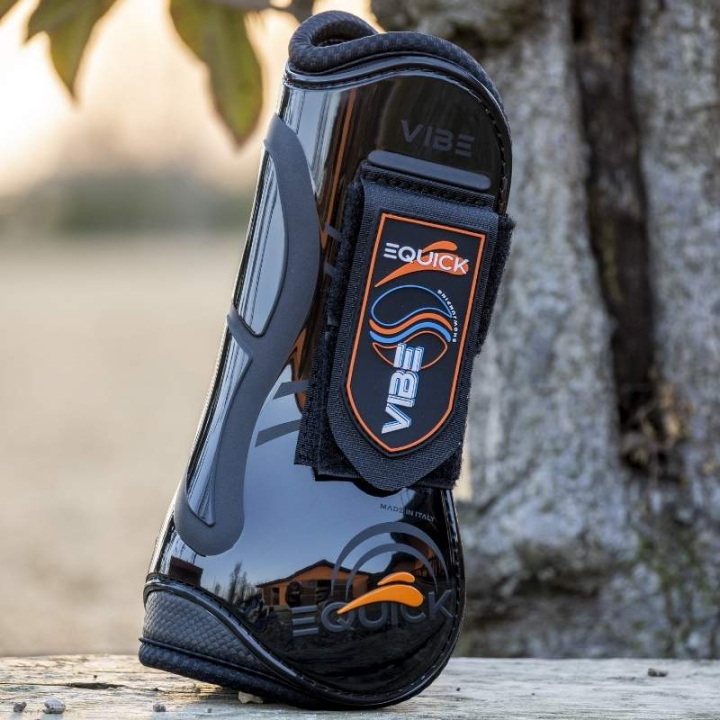 Tendon Boots Vibe Velcro Black in the group Horse Tack / Leg Protection / Tendon Boots at Equinest (VIBFLNVBA_r)