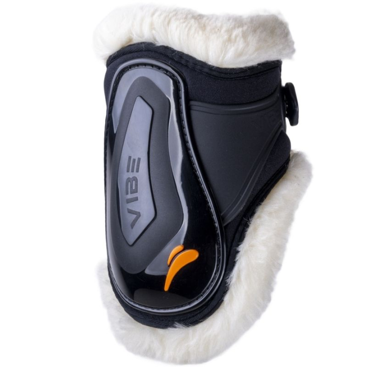 Fetlock Boots Vibe Fluffy Black in the group Horse Tack / Leg Protection / Fetlock Boots at Equinest (VIBRLNASBA_r)
