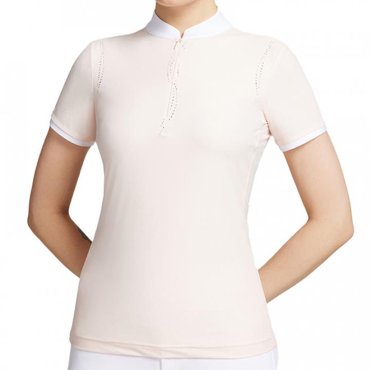 Competition Shirt Leia Crystal SS Rosewater in the group Equestrian Clothing / Riding Shirts / Show Shirts at Equinest (W-LEIALIPI)