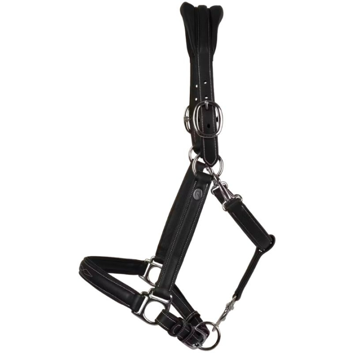 Leather Halter 2-in-1 Working Collection Black in the group Horse Tack / Halters / Leather Halters at Equinest (WO09ASv_r)