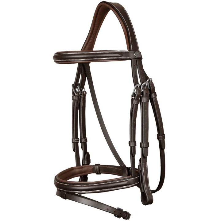 Classic Combination Bridle WC Brown in the group Horse Tack / Bridles & Browbands / Bridles at Equinest (WOAAHLBr_r)
