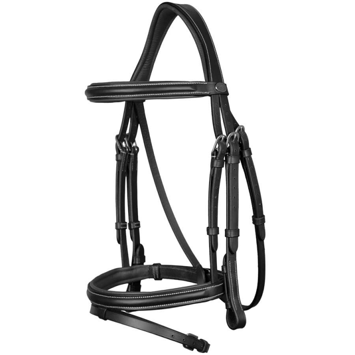 Classic Combination Bridle WC Black in the group Horse Tack / Bridles & Browbands / Bridles at Equinest (WOAAHLSv_r)