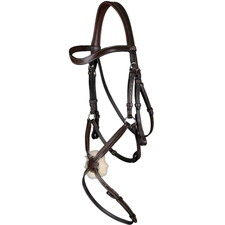 Mexican Noseband Bridle WC Brown in the group Horse Tack / Bridles & Browbands / Bridles at Equinest (WOAQHCBr_r)