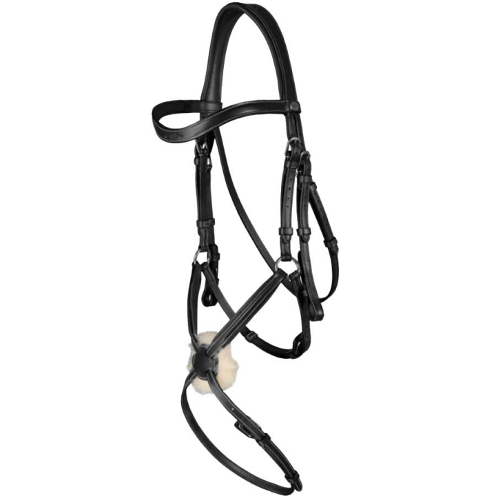 Mexican Noseband Bridle WC Black in the group Horse Tack / Bridles & Browbands / Bridles at Equinest (WOAQHCSv_r)