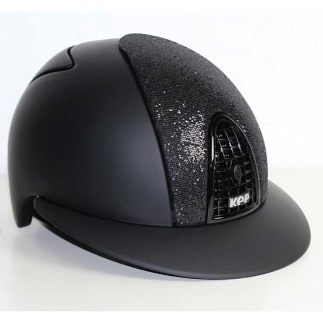 Cromo T Glitter Polo Black in the group Riding Equipment / Riding Helmets / Wide Peak Riding Helmets at Equinest (kep_glitter_poloSv_r)
