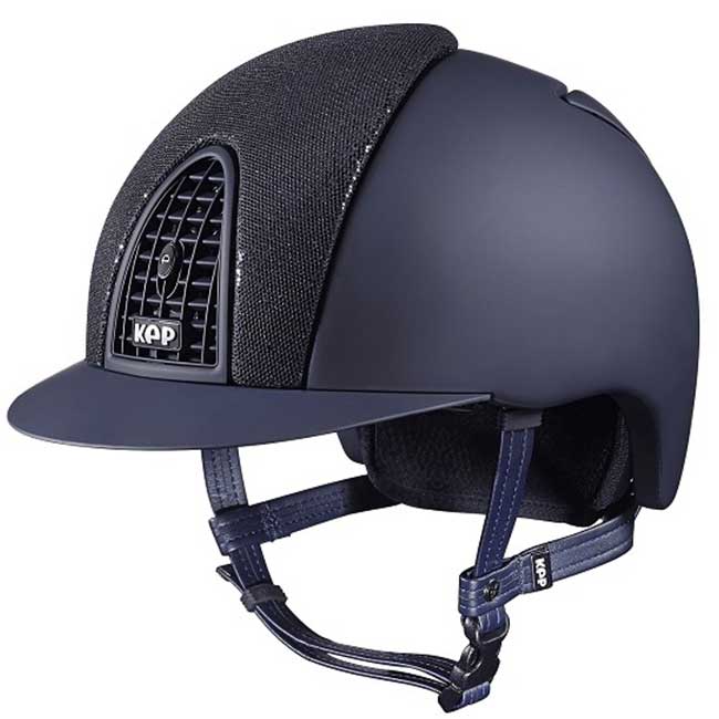 Cromo T Glitter Blue in the group Riding Equipment / Riding Helmets / Standard Visor Riding Helmets at Equinest (kep_tglitterBl_r)