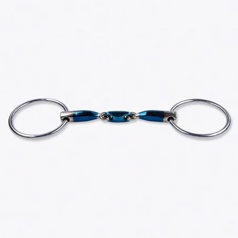 Sweet Iron Double Jointed Loose Ring Snaffle