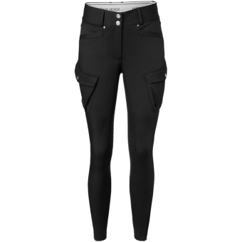 Riding Breeches Estelle Cargo Full Grip Black