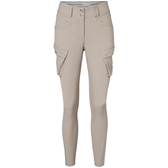 Riding Breeches Estelle Cargo Full Grip Grey