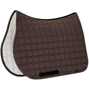 Jumping Saddle Pad Octagon Brown