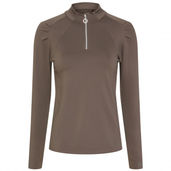 Performance Shirt Jemma 1/2 Zip Beige