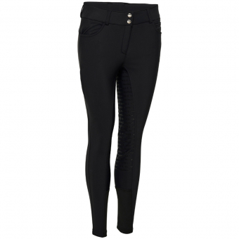 Winter Riding Breeches Janet Full Seat Softshell Black