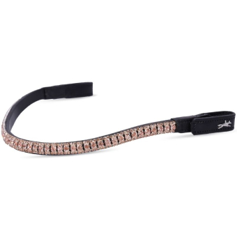 Browband Malaga Black/Beige