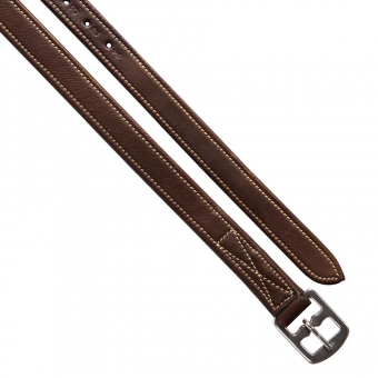 Selected Stirrup Leathers Brown