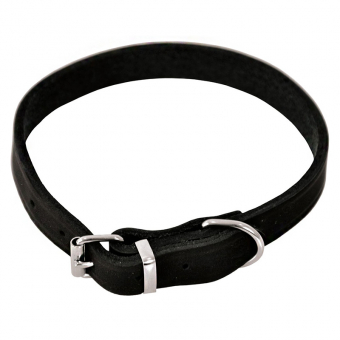 Dog Collar Lina Leather Black