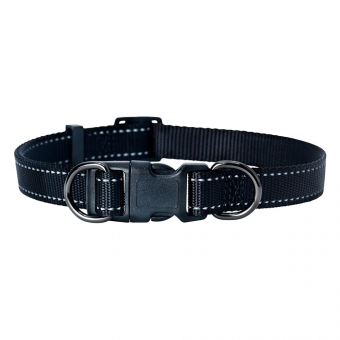 Dog Collar Iris Nylon Black