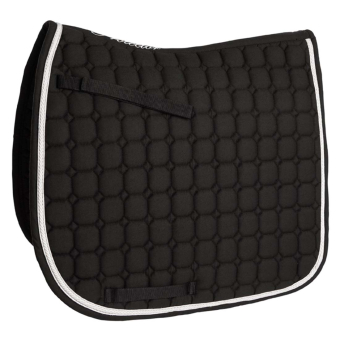 Dressage Saddle Pad Octagon Quilt Black
