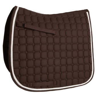Dressage Saddle Pad Octagon Quilt Brown
