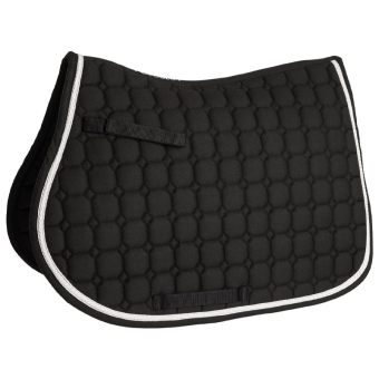 Saddle Pad Octagon Quilt Black