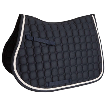 Saddle Pad Octagon Quilt Navy Blue