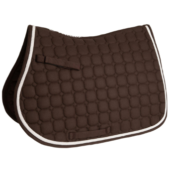Saddle Pad Octagon Quilt Brown