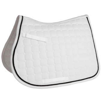 Saddle Pad Octagon Quilt White