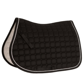 Saddle Pad Zari Shine Black/Silver 