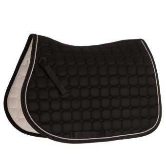 Saddle Pad Zari Shine Black/Grey