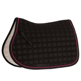 Saddle Pad Zari Shine Black/Pink