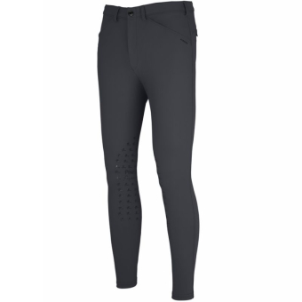 Men's Riding Breeches New Rodrigo SD Knee Grip Grey