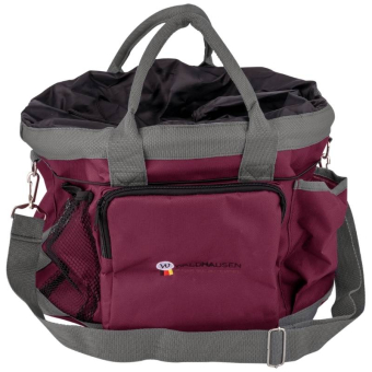 Grooming Bag Embroided Bordeaux