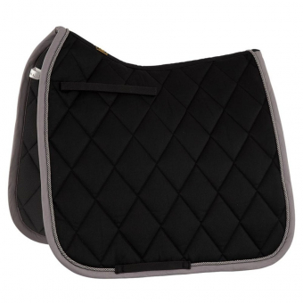 Dressage Saddle Pad Event Cooldry Black/Grey