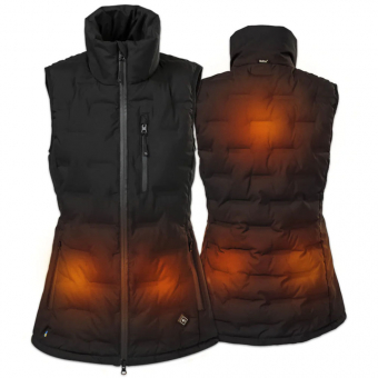 Heated Puffer Vest Katla Black
