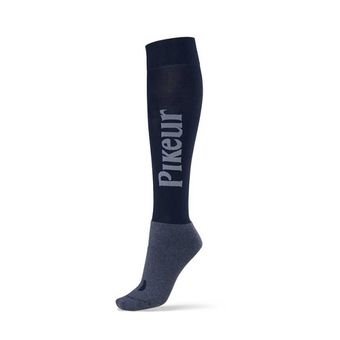 Riding Socks Logo Navy
