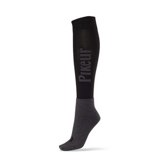 Riding Socks Logo Black