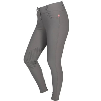 Riding Breeches Julia Knee Grip Grey