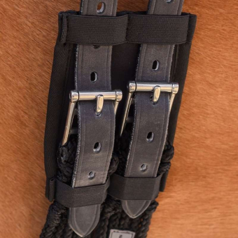 Buckle Guard for Dressage Girth Black